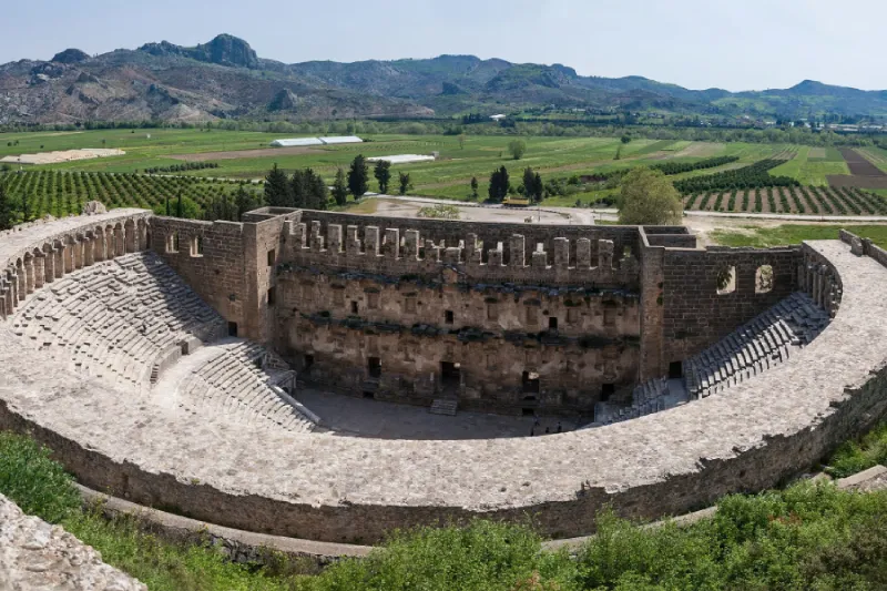 aspendos, theatre ,roman empire